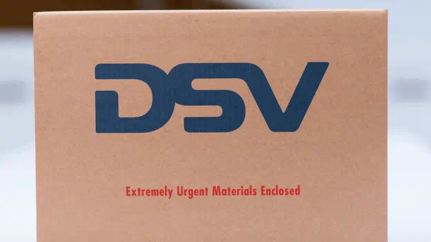 DSV XPress tough cardboard box
