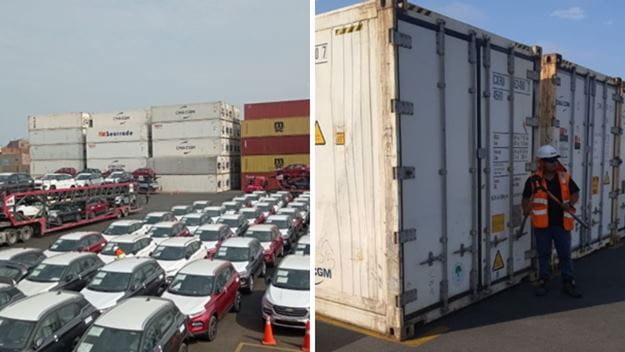 Transporte marítimo internacional de 1,192 autos nuevos | DSV Projects Perú