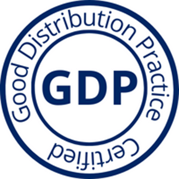 Sello de certificación Good Distribution Practice 