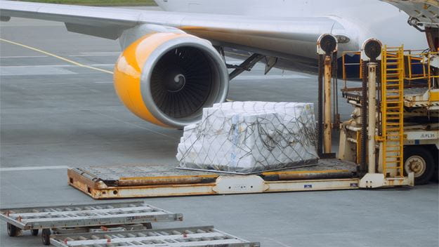 dsv transport and logistics air plane engine orange