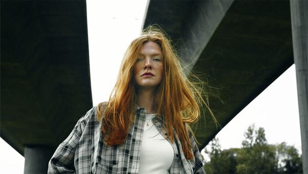 dsv transport and logistics woman with red hair