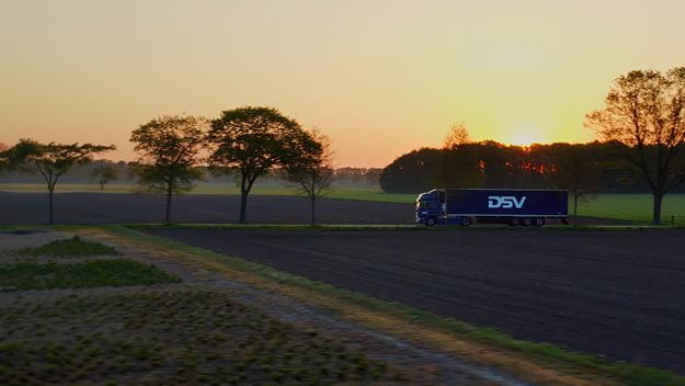 dsv transport and logistics dsv electric truck drives at high tech campus