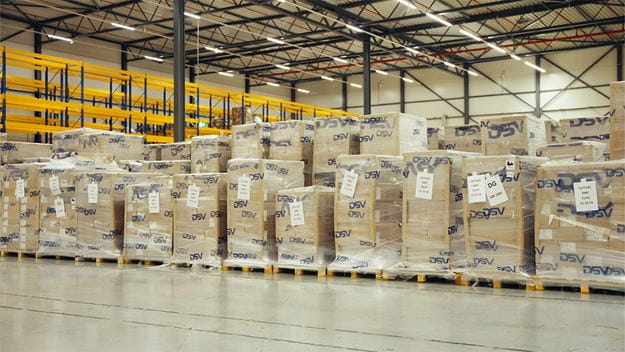 Road through a green forest