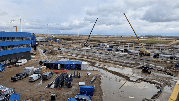 Logistiek Park Moerdijk DSV nieuwbouw februari 2025