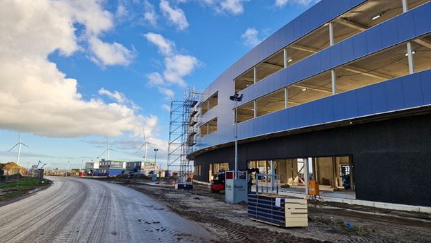 DSV progress construction logistics parc moerdijk
