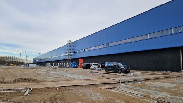 DSV progress construction logistics parc moerdijk
