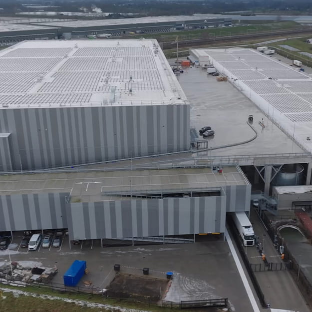 dsv transport and logistics aerial picture dsv venlo 5