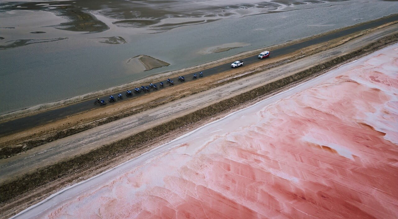 Beautiful Namibia landscape that was explored by the Change a life cycle tour riders