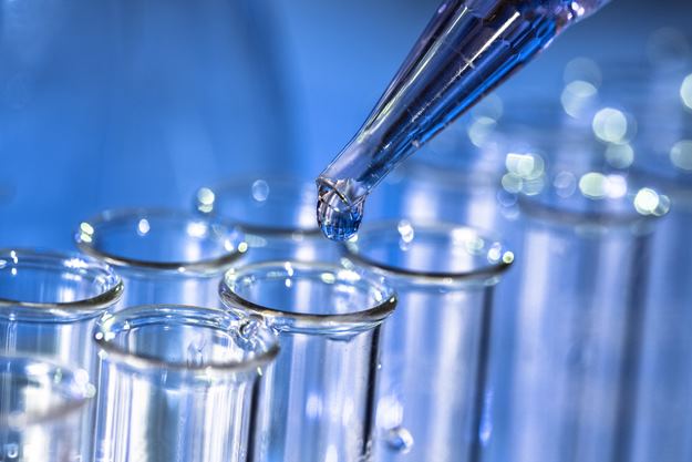 Medical vile in a laboratory