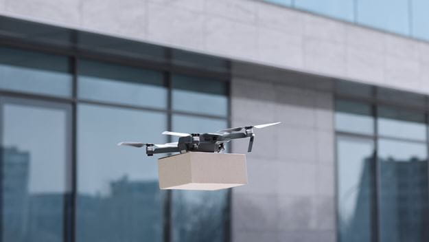 Autonomous drone used for warehouse inventory control