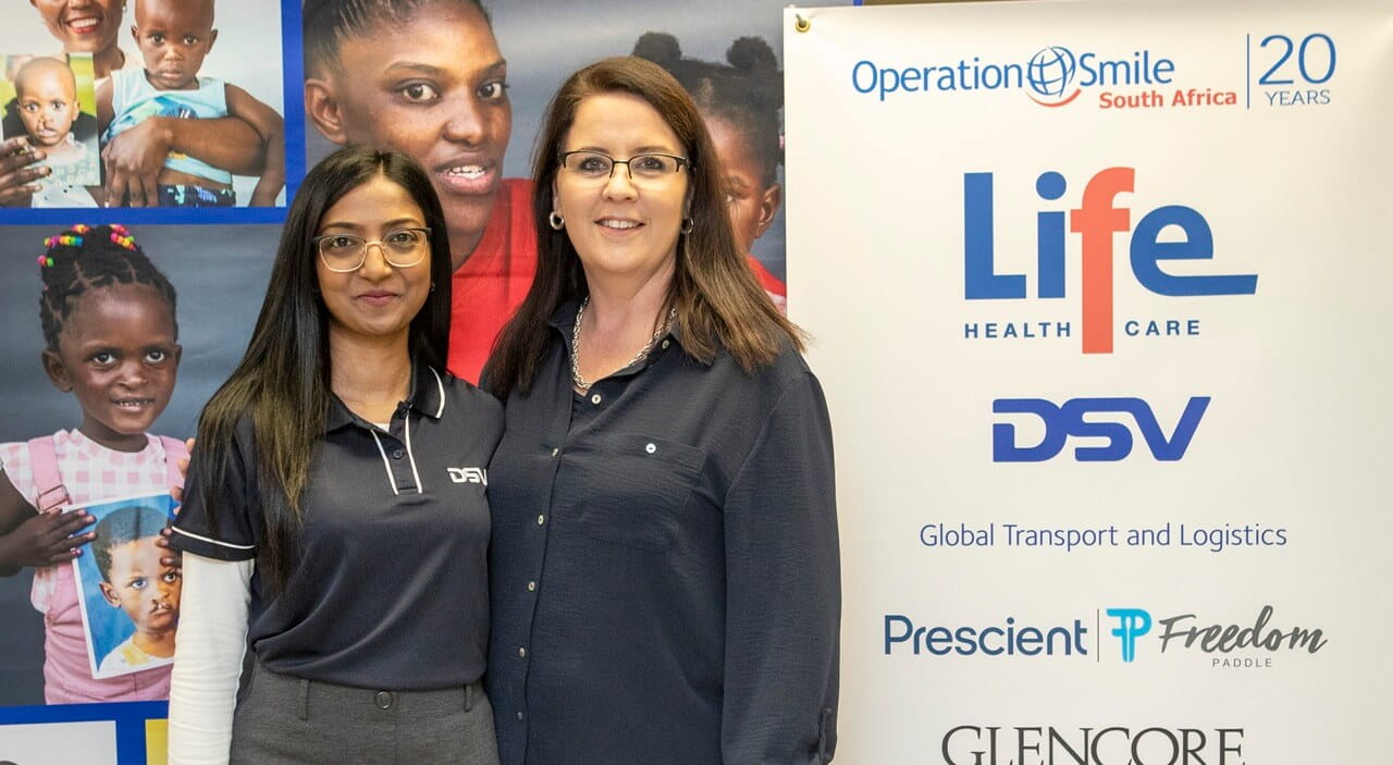 DSV representatives attended the Operation Smile mission in Johannesburg in 2026