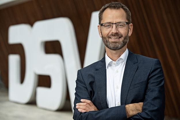 Picture of Michael Ebbe, DSV's group CFO at the DSV headquarter offices in Denmark.
