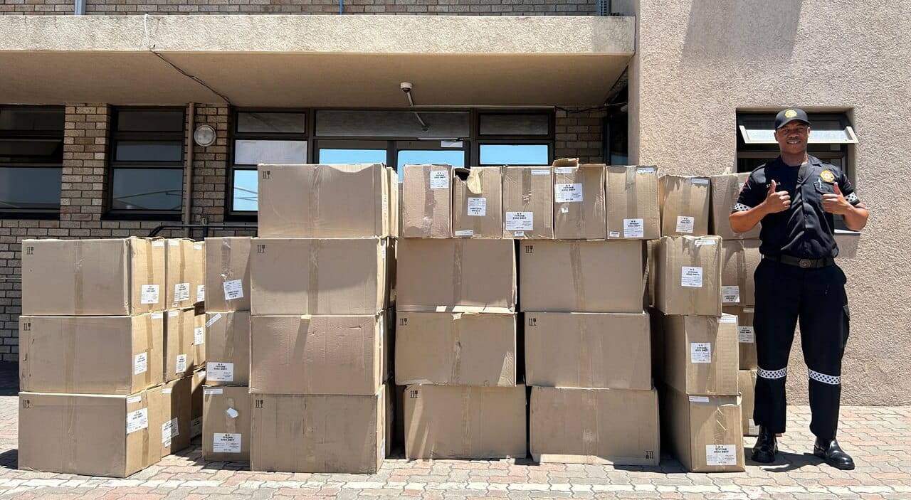 Nelson Mandela Bay Municipality recently asked for DSV's expertise to move 85,000 PPE masks for Firefighters on the frontline of season fire chaos in South Africa
