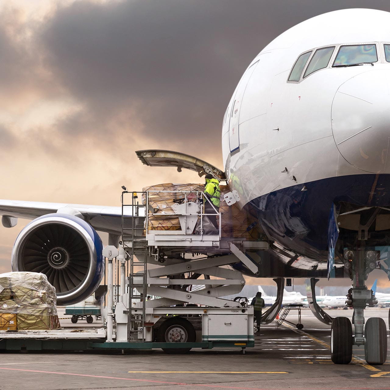 Air freight services includes onboard courier and daily flights DSV
