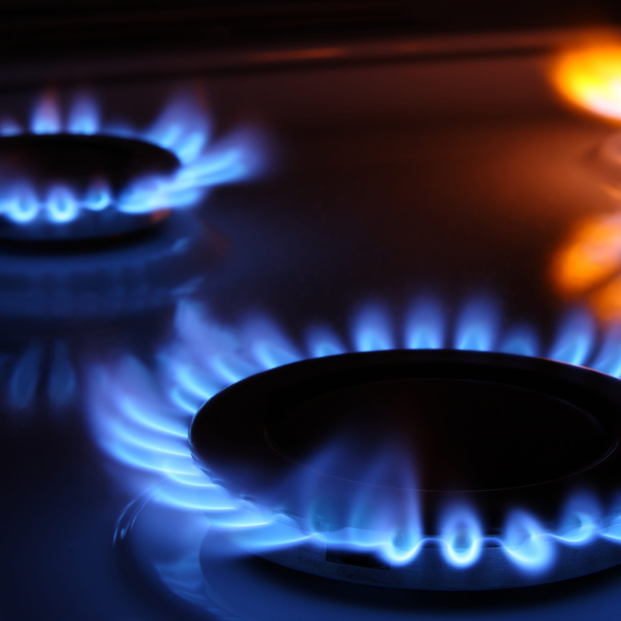 cooking gas fire