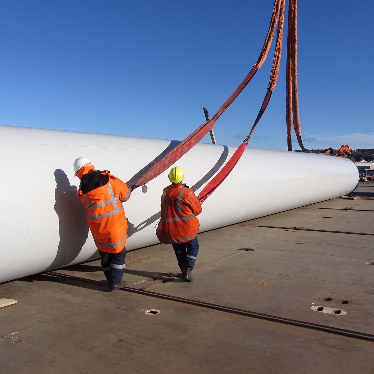 DSV team moving out-of-gauge and oversized items across Africa