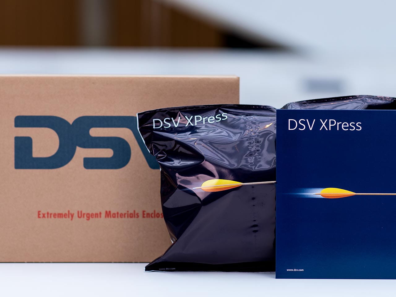 Packaging materials for courier services DSV XPress DSV
