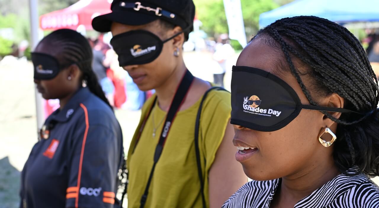 Attendees of Shades day launch participating in fun activities