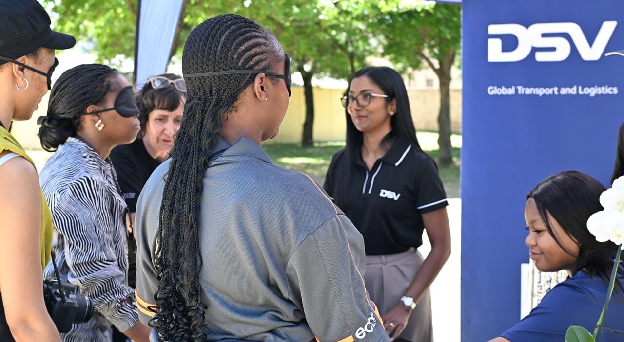 DSV representatives providing entertainment at the Shades day launch