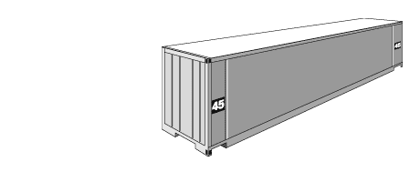 es suficiente Decorativo consumidor Dimensiones del contenedor High Cube 40 & 45 | DSV
