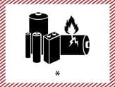 Lithium battery mark