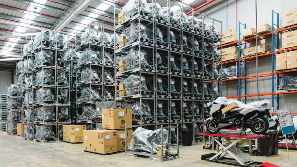 Logística de motos DSV