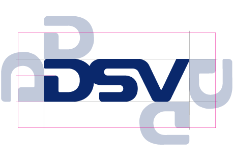 Spazio minimo logo DSV