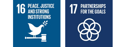 UN sustainability goals 16 and 17