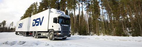 Truck in winter