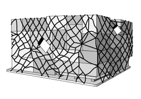 P1P PAG pallet container